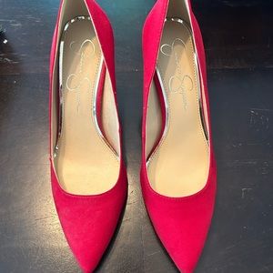 Women’s red pumps - never worn.